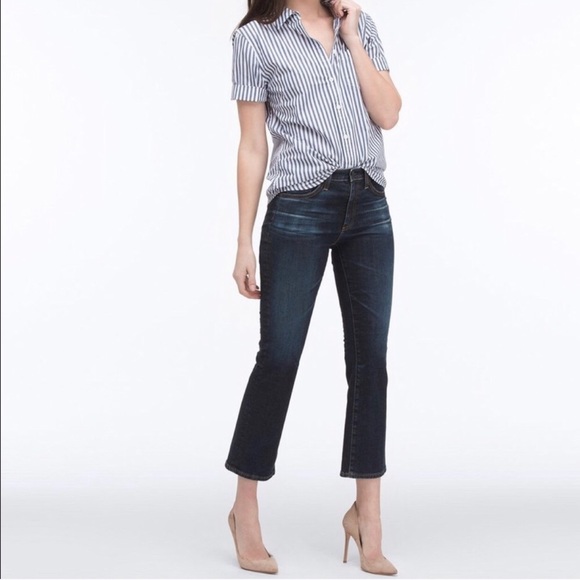 Ag Adriano Goldschmied Denim - AG Adriano Goldschmied Jodi Crop High Rise Jeans